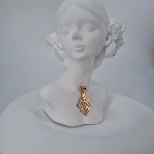 آویز طلای هندسی