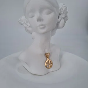 اویز طلای مدل قاب شاخه درخت