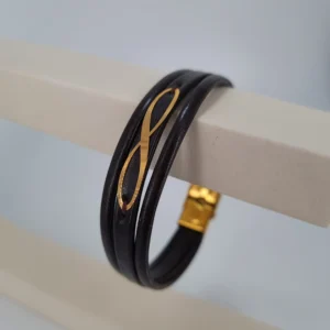 دستبند طلای بینهایت ساده