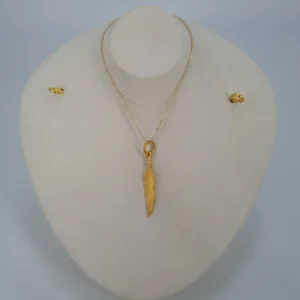 گردنبند طلای پر