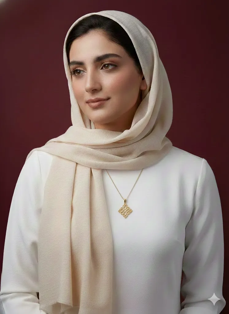 گردنبند طلای طرح اسلیمی - Image 2